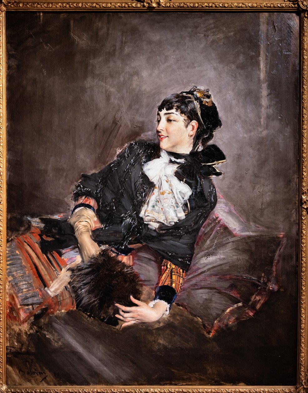 Rastyn kreivitär sohvalla tekijältä Giovanni Boldini