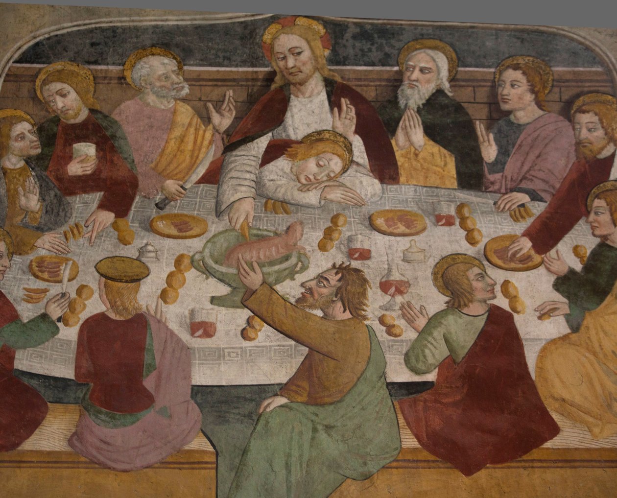 Kohtauksia Kristuksen elämästä, n. 1492 tekijältä Giovanni Canavesio