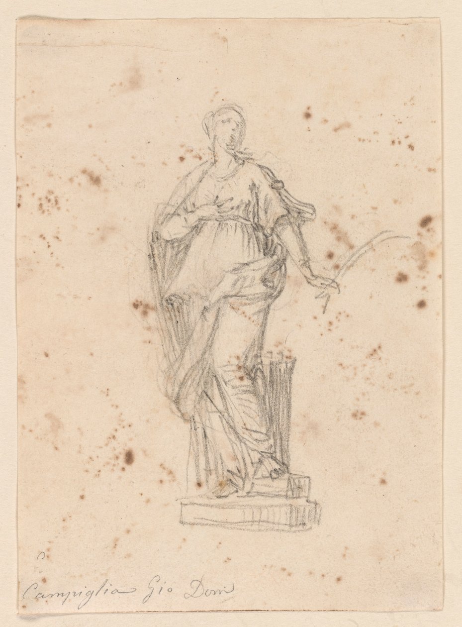 Naispyhimyksen patsas tekijältä Giovanni Domenico Campiglia