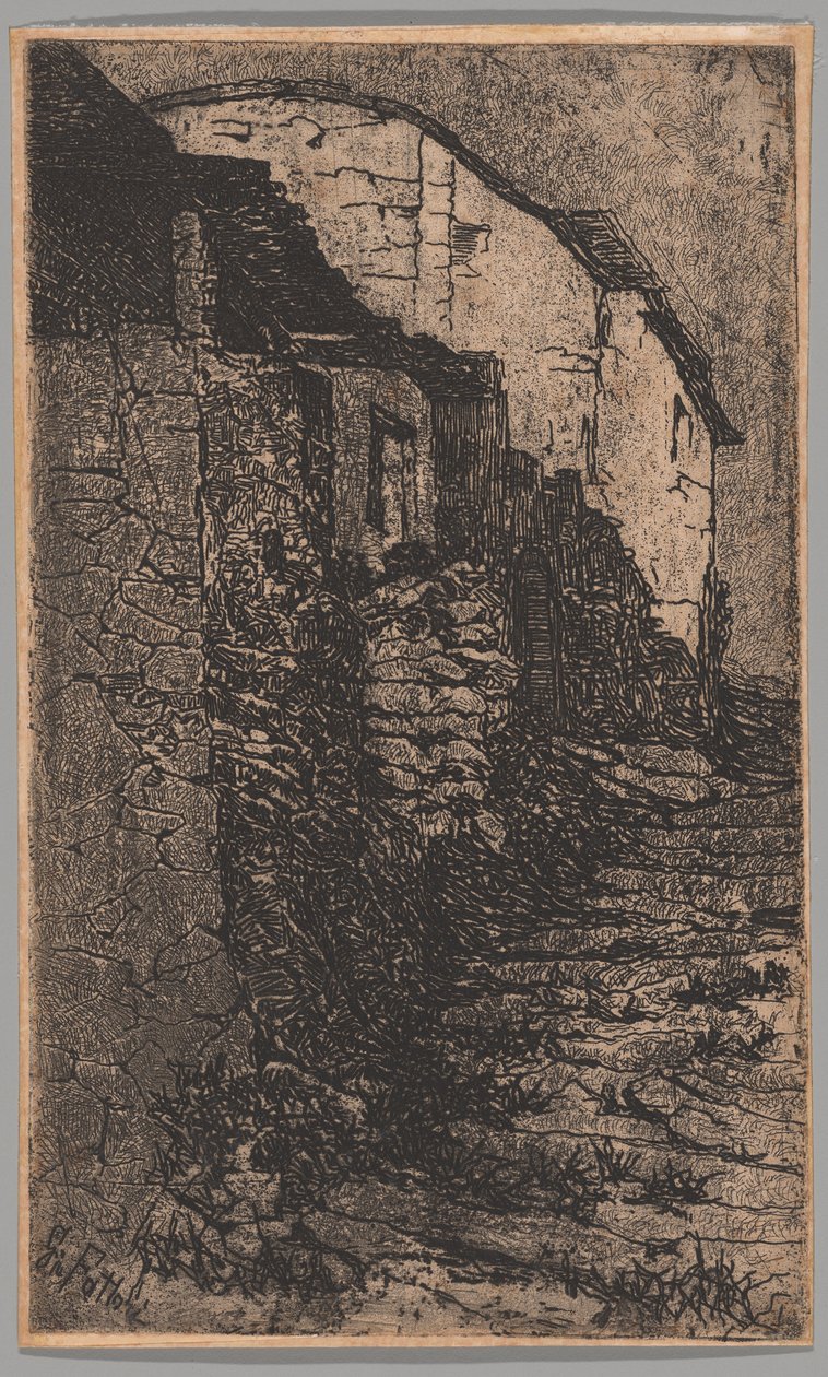 Bauco, lähellä Roomaa tekijältä Giovanni Fattori