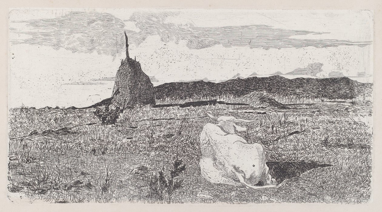 Pyhä lehmä [Pio Bove] tekijältä Giovanni Fattori