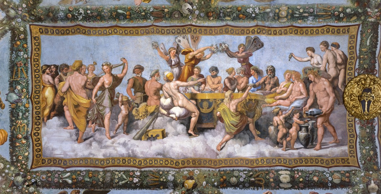 Cupidon ja Psychen avioliitto tekijältä Giovanni Francesco (c.1488 1528) Penni