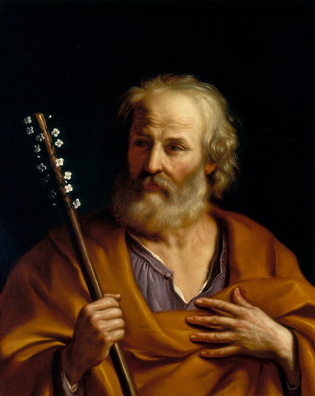 Pyhä Joosef tekijältä Giovanni Francesco Barbieri