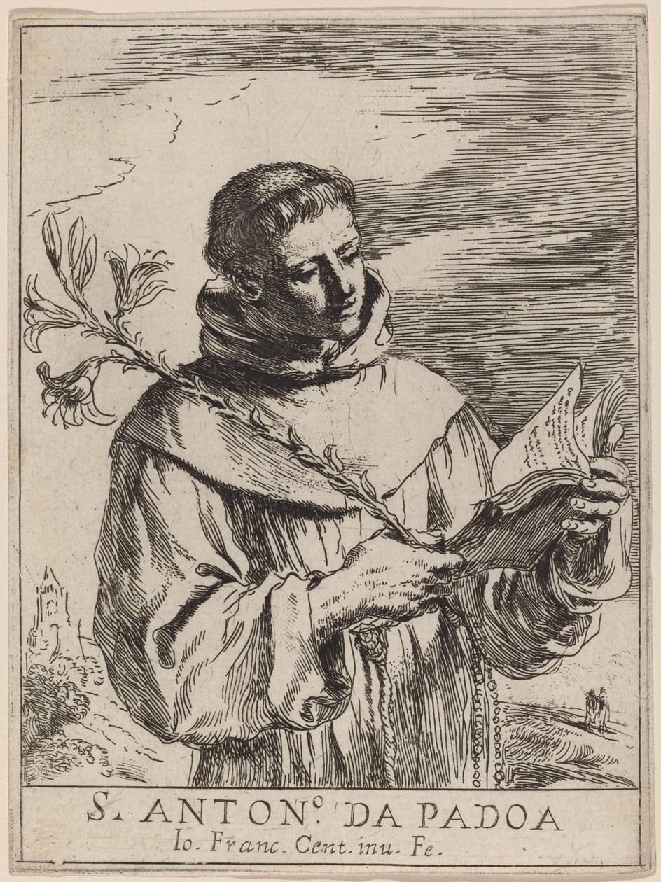 Sant Antoni de Paduafinnish tekijältä Giovanni Francesco Barbieri, called Guercino