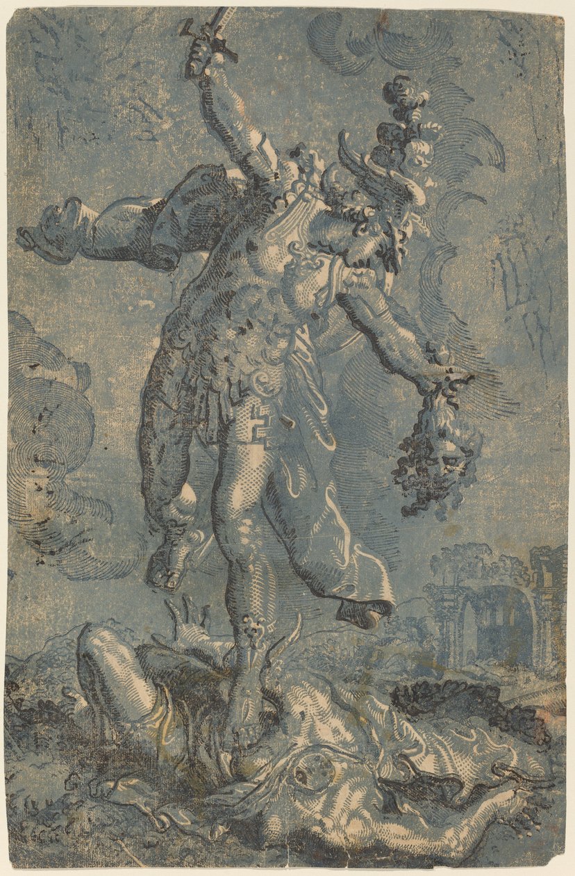 Perseu finès tekijältä Giovanni Gallo after Marco Pino