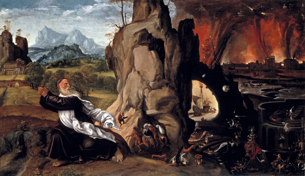 Pyhän Antoniuksen kärsimys tekijältä Giovanni Girolamo Savoldo