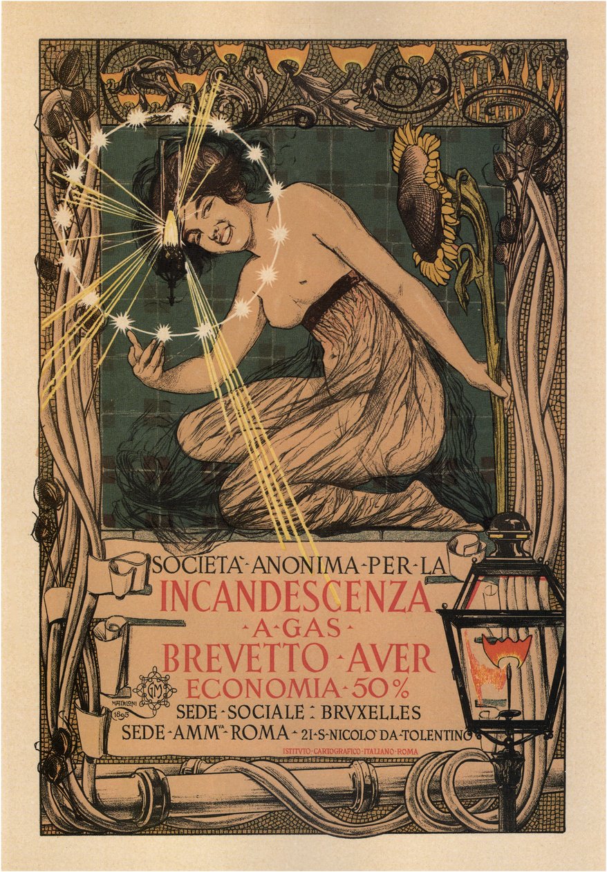 Glow Company, 1895 tekijältä Giovanni Mataloni