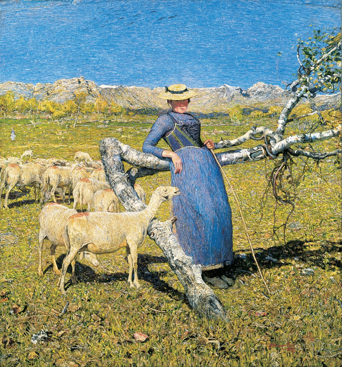 Iltapäivä Alpeilla tekijältä Giovanni Segantini