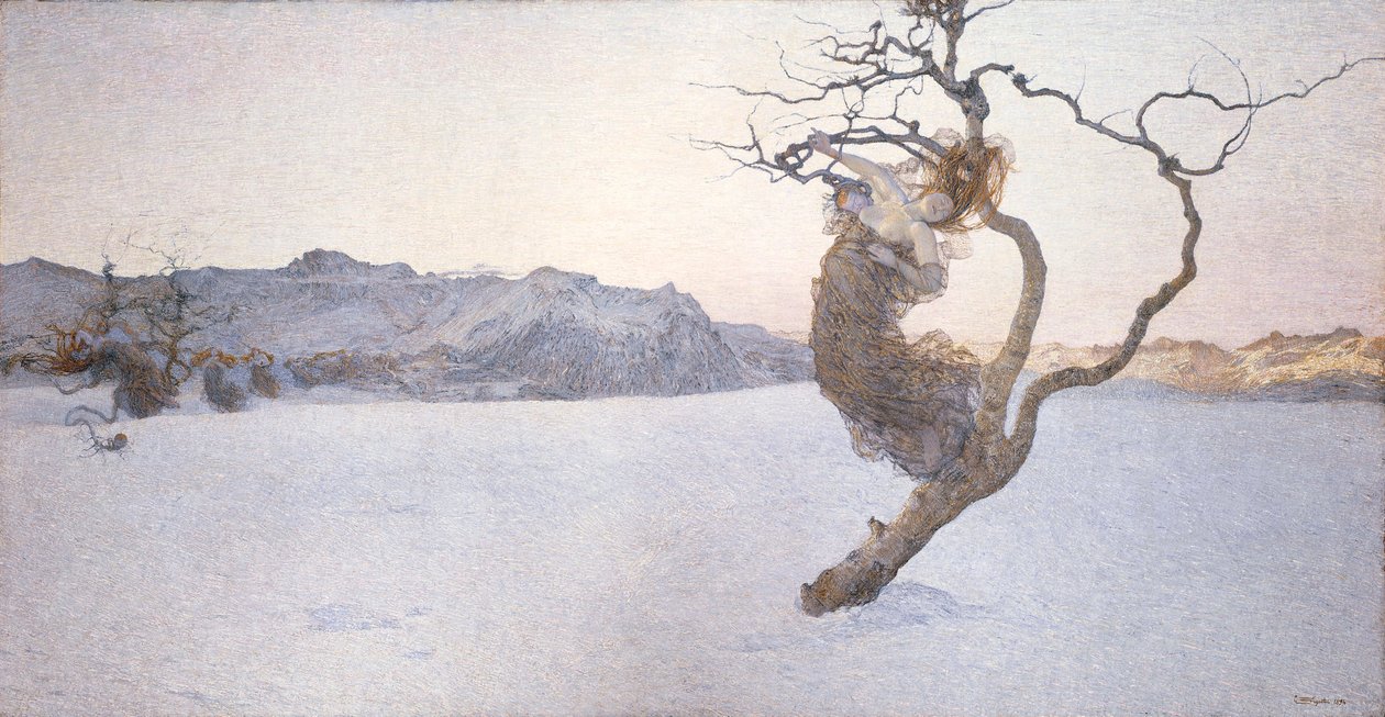 Itävalta, Wien, huonot äidit tekijältä Giovanni Segantini