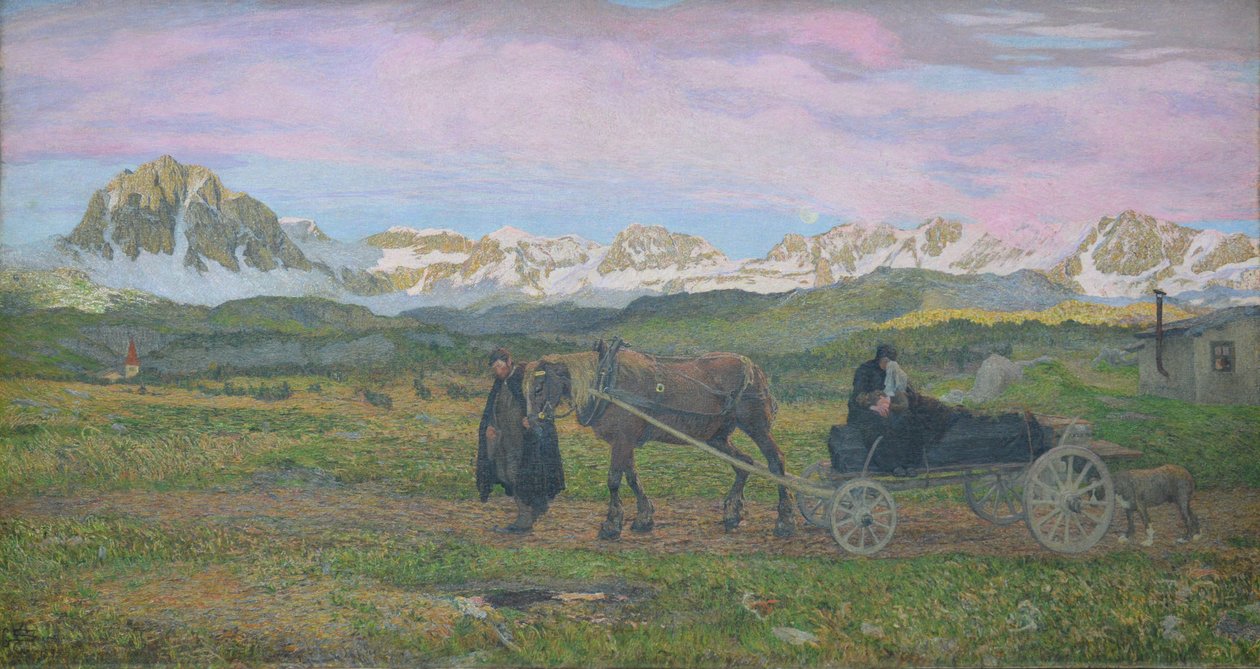 Rückkehr zur Heimat tekijältä Giovanni Segantini
