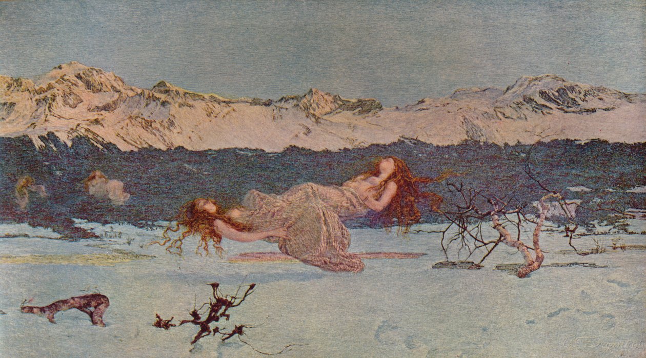 Ylellisyyden rangaistus, 1891 1935 tekijältä Giovanni Segantini