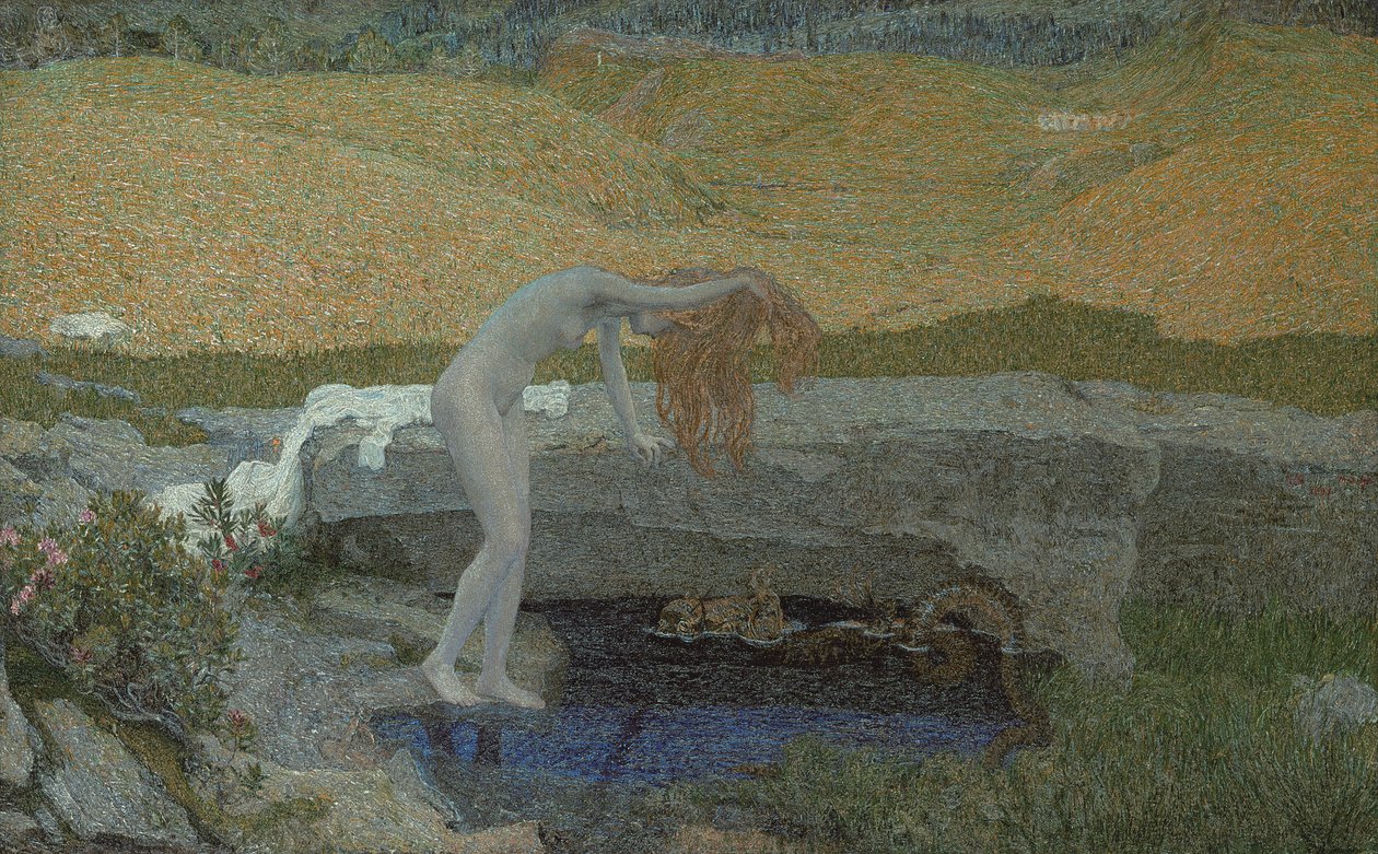 Vanity The Vanity, 1897 tekijältä Giovanni Segantini