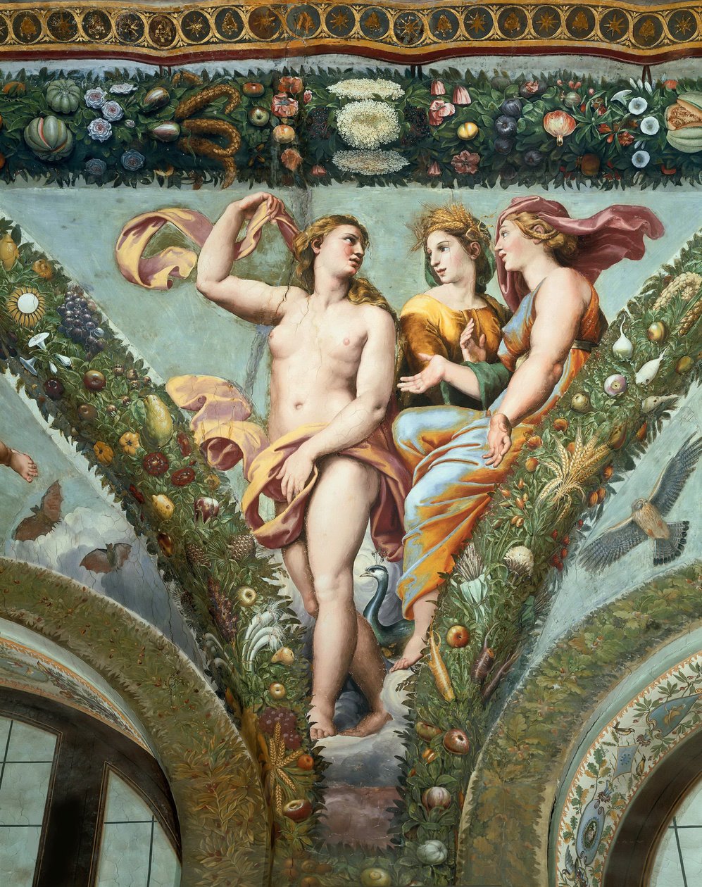 Venus, Ceres ja Juno, 1517. tekijältä Giovanni da Udine