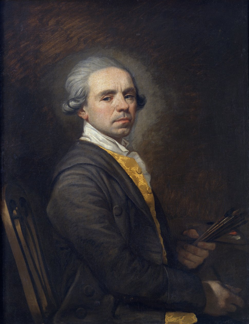 Omakuva, n. 1780 (öljy kankaalle) tekijältä Giuliano Traballesi