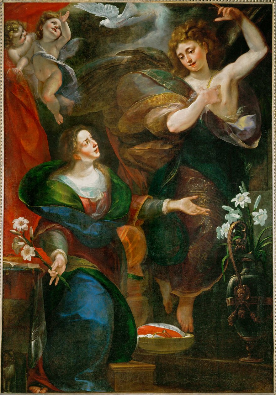 Annunciation ... tekijältä Giulio Cesare Procaccini