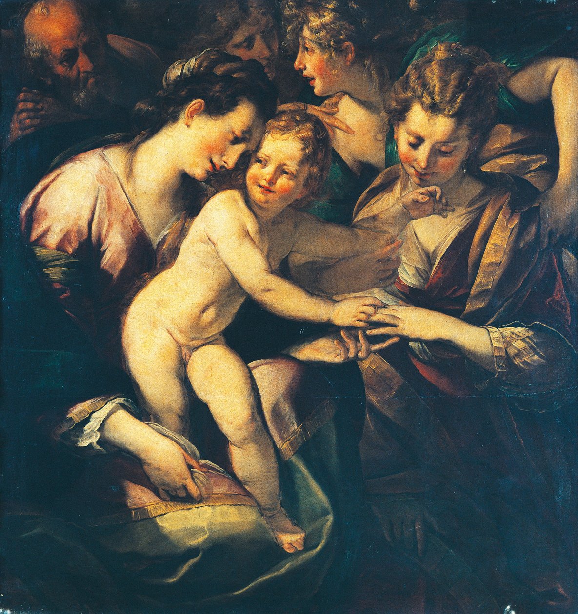 Pyhän Katariinan mystinen avioliitto tekijältä Giulio Cesare Procaccini