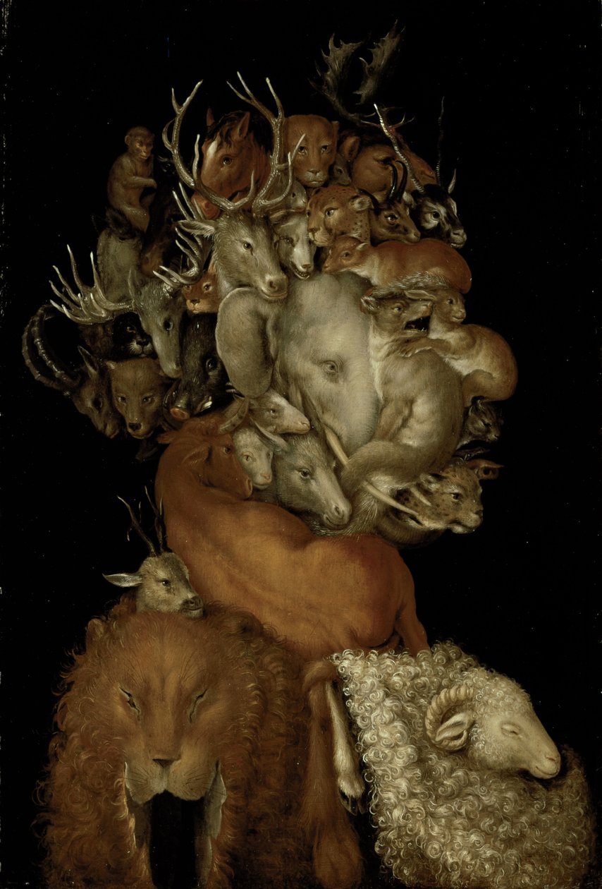 Maa, noin 1570 tekijältä Giuseppe Arcimboldo