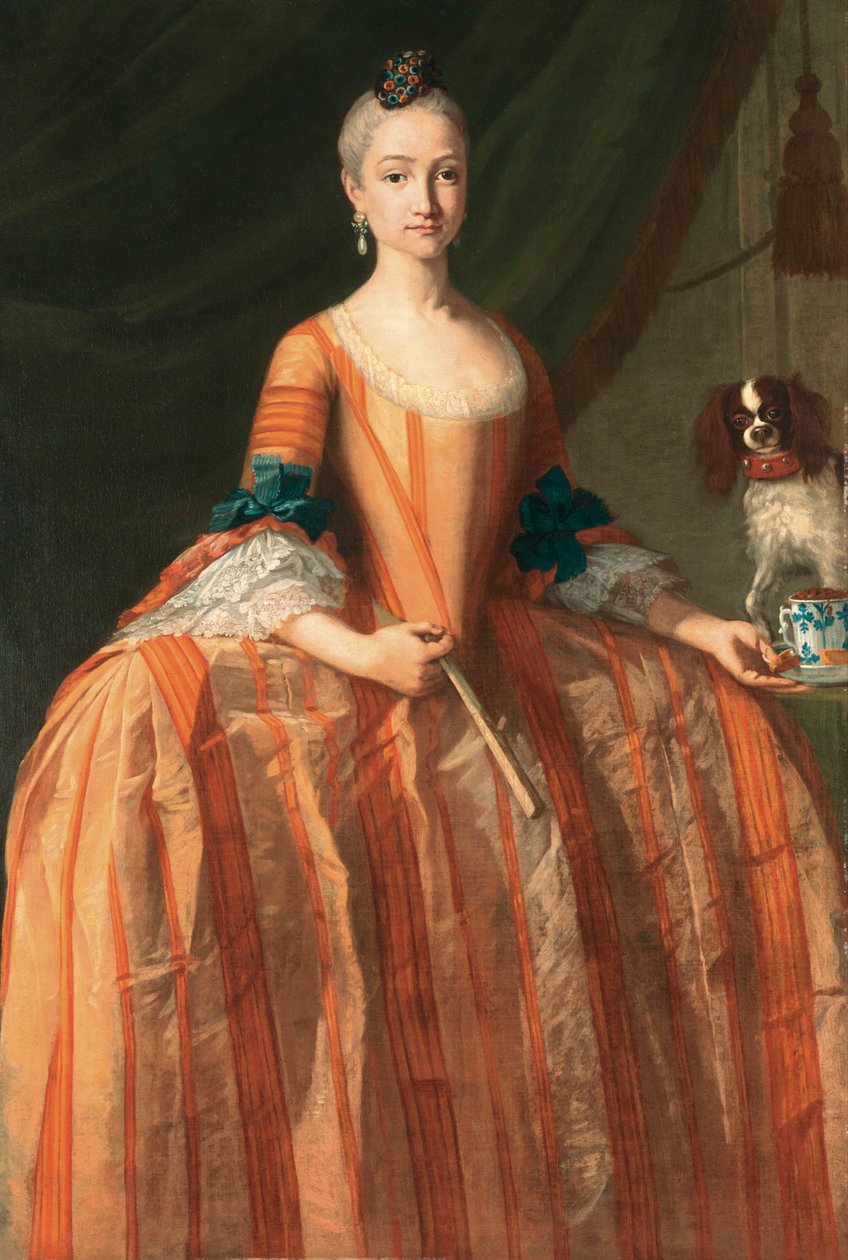 Muotokuva Infanta Maria Josefasta Espanjasta (1744-1801) tekijältä Giuseppe Bonito