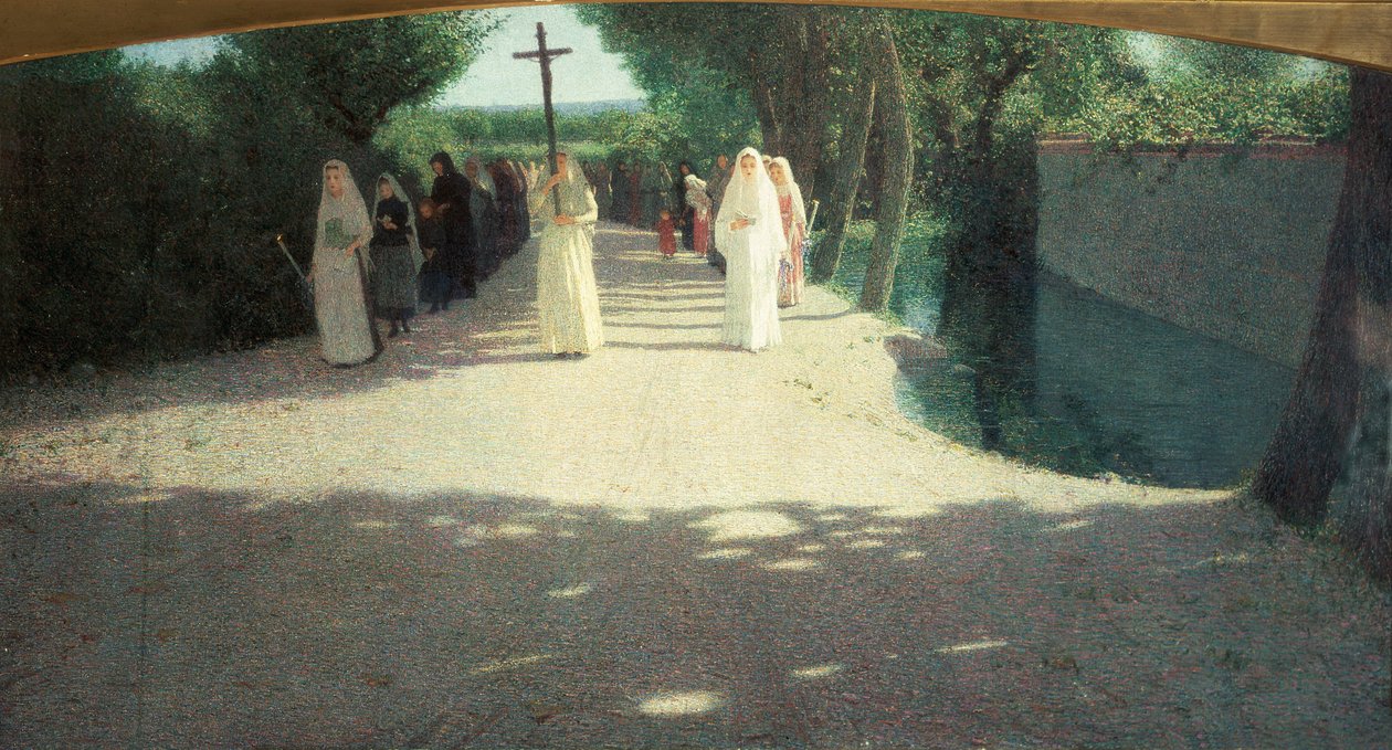 Kulkue, 1892-95 tekijältä Giuseppe Pellizza da Volpedo
