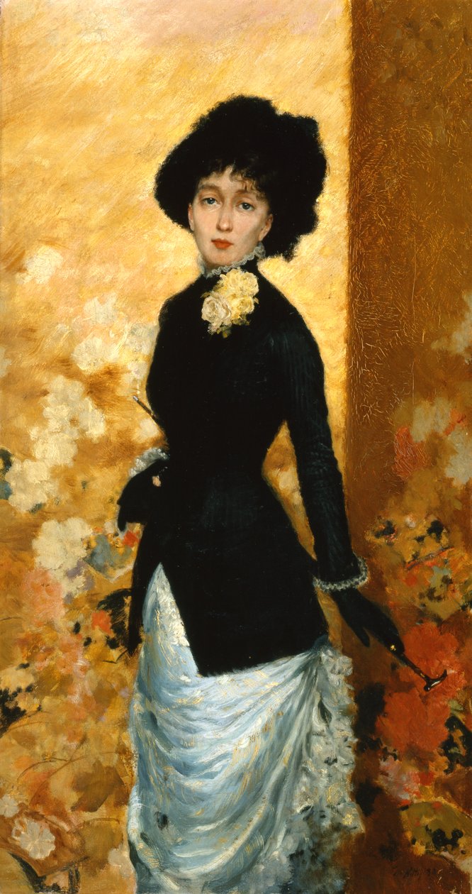 Naisen muotokuva, 1880 tekijältä Giuseppe de Nittis