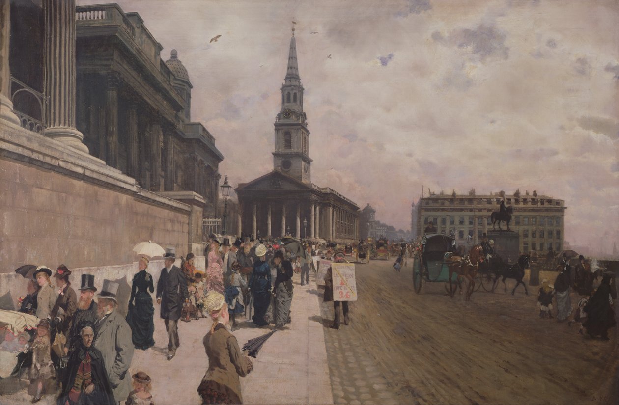 National Gallery, Lontoo tekijältä Giuseppe de Nittis