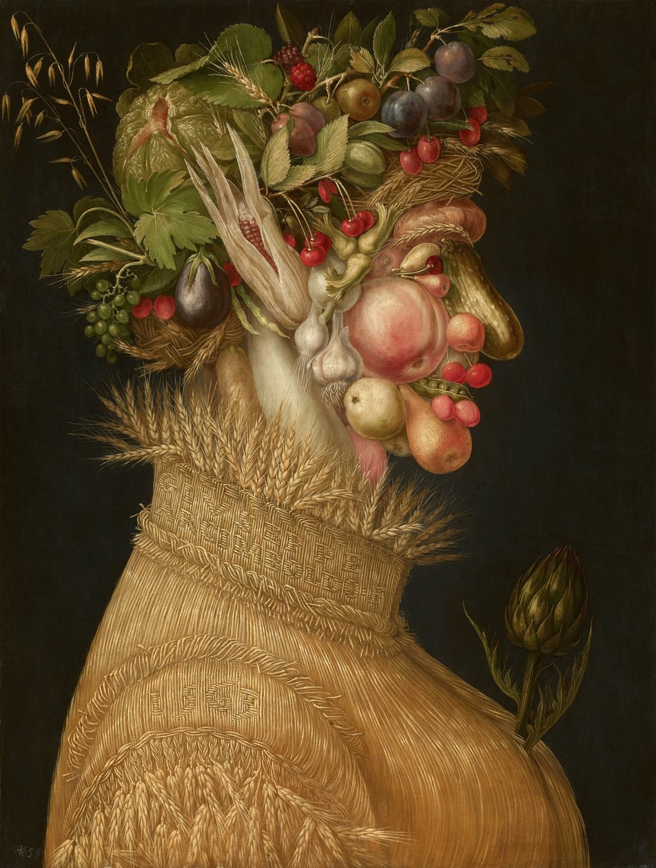 Kesä tekijältä Giuseppe Arcimboldo