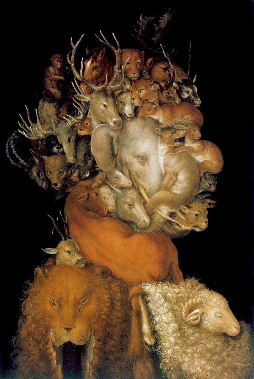 Maa, 1570 tekijältä Giuseppe Arcimboldi