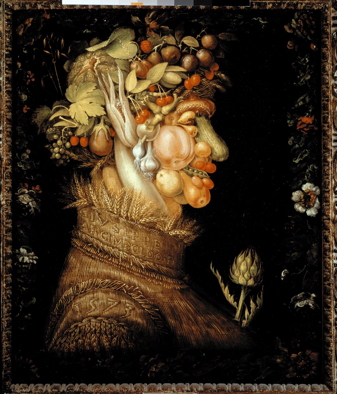Kesä (öljy kankaalle tekijältä Giuseppe Arcimboldo
