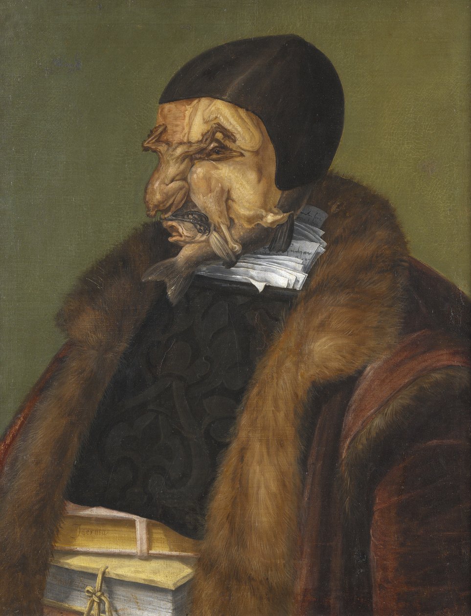 Lakimies, 1566 tekijältä Giuseppe Arcimboldo