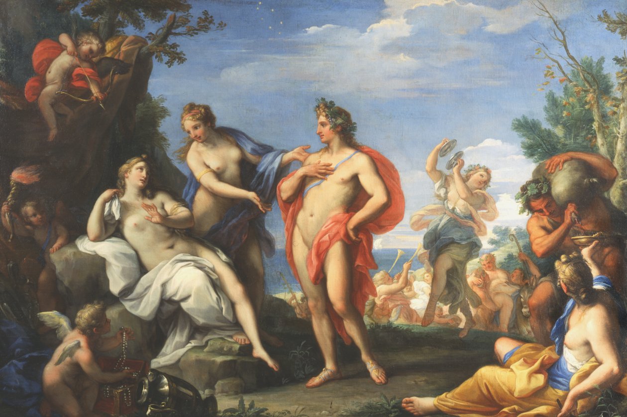 Bacchus ja Ariadne tekijältä Giuseppe Bartolomeo Chiari