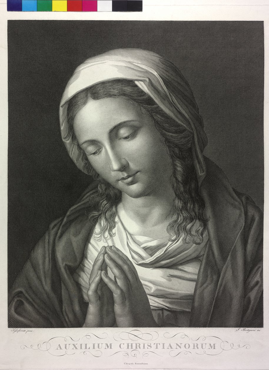 Rukoileva Madonna tekijältä Giuseppe Bortignoni