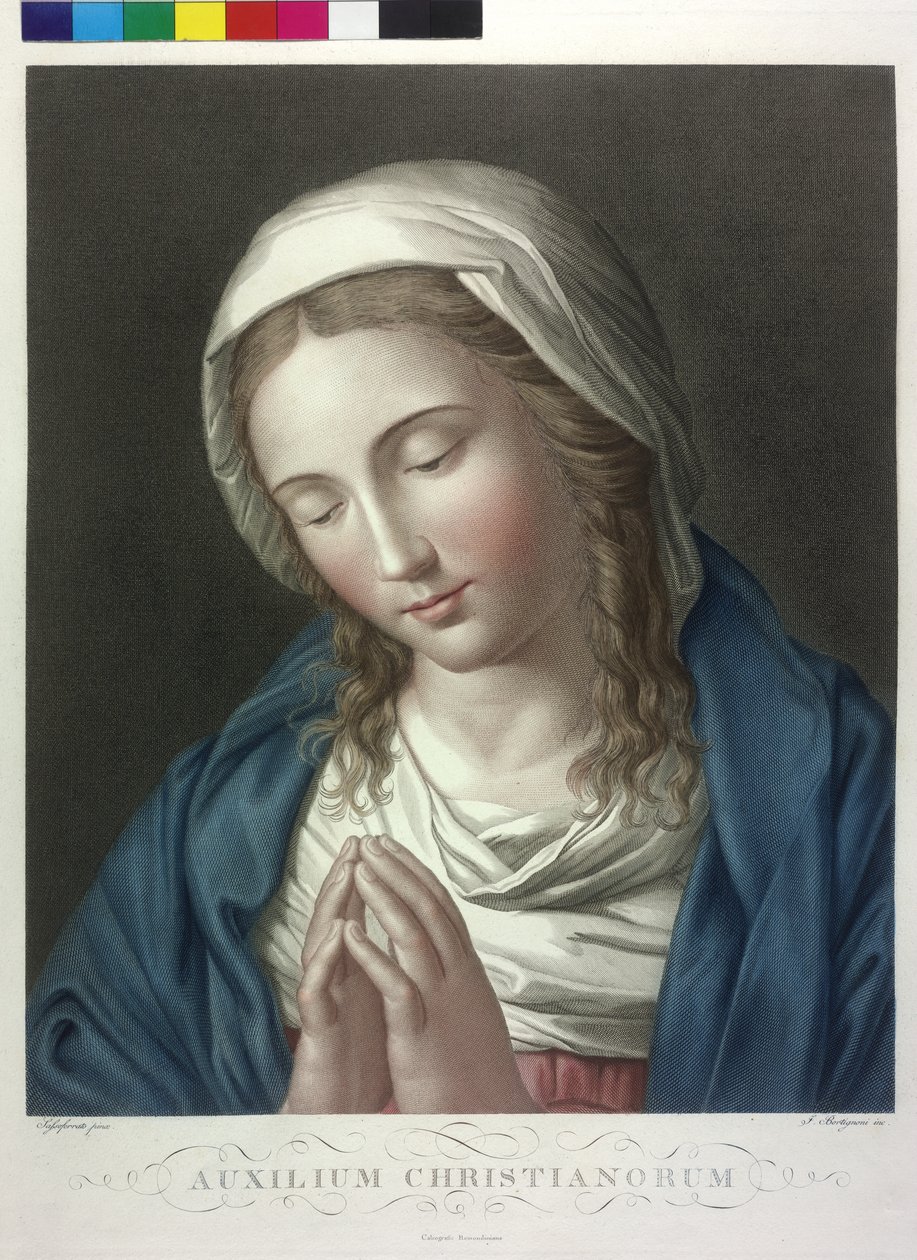 Rukoileva Madonna tekijältä Giuseppe Bortignoni