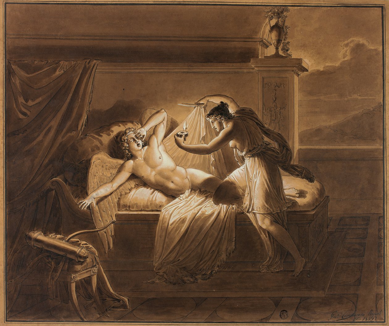 Cupid ja Psyche tekijältä Giuseppe Cammarano