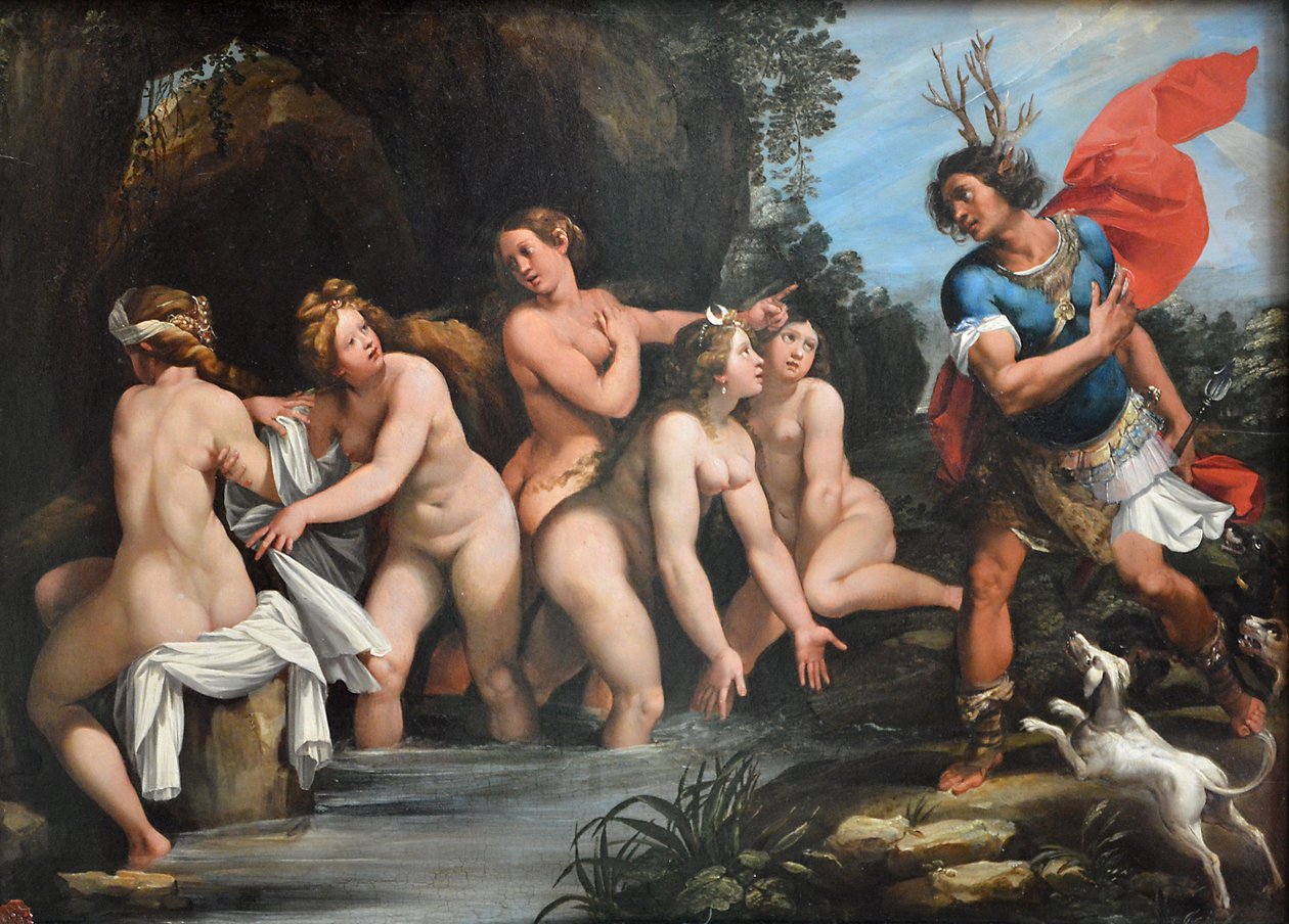 Diana ja Actaeon tekijältä Giuseppe Cesari