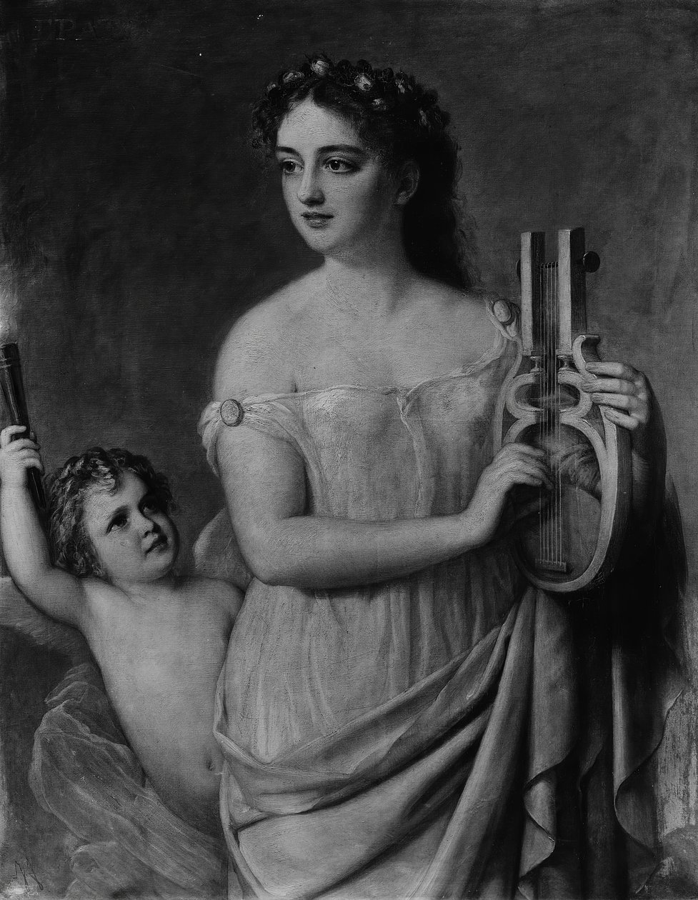 Erato, 1869 tekijältä Giuseppe Fagnani