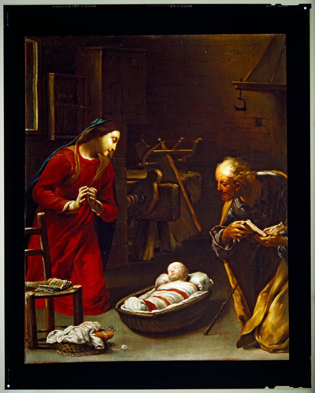 Pyhä perhe (maalaus) tekijältä Giuseppe Maria (1665 1747) Crespi