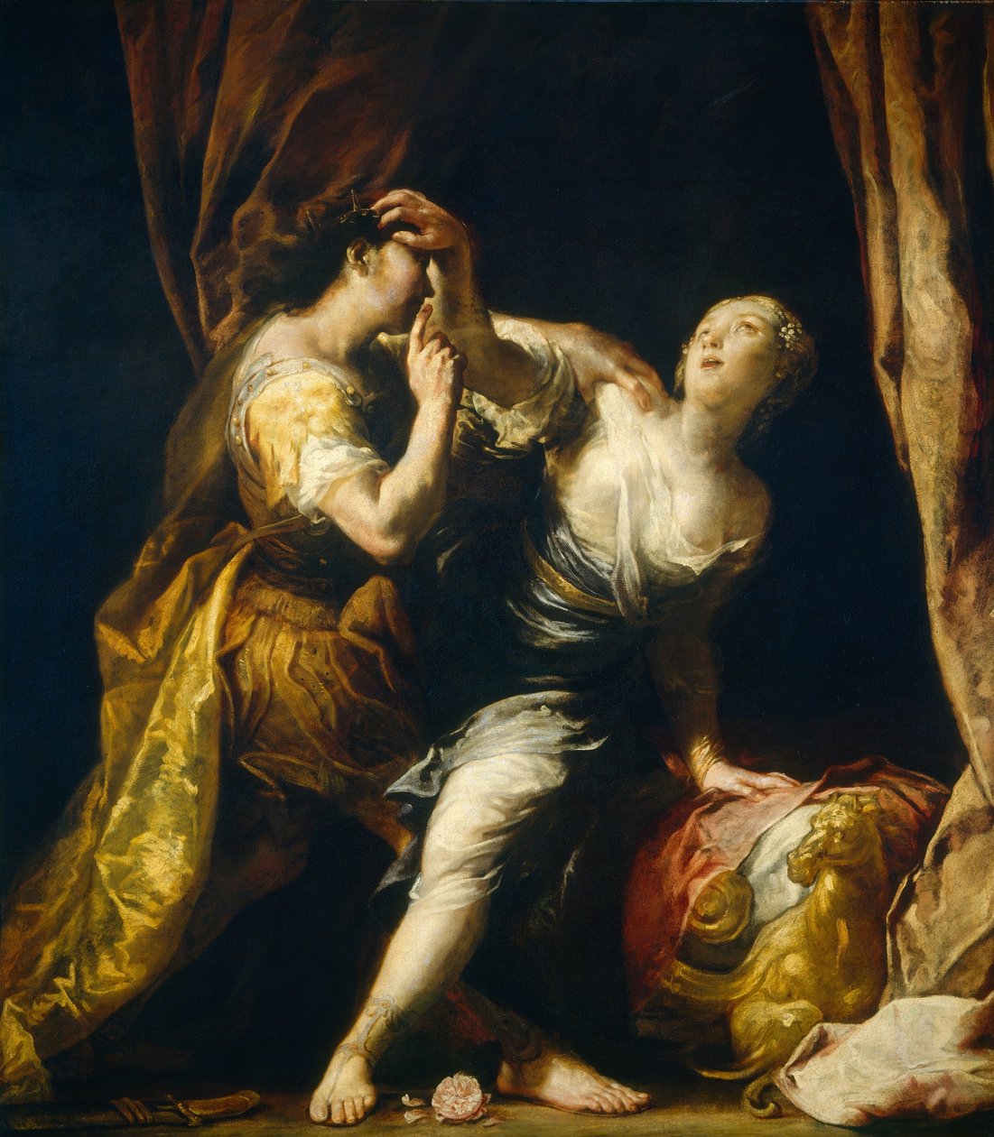 Tarquin ja Lucretia tekijältä Giuseppe Maria Crespi