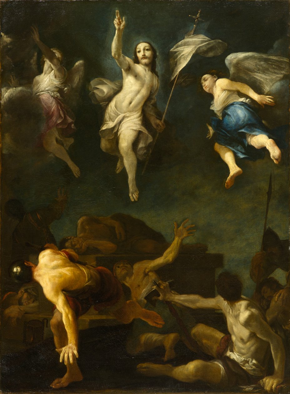 Kristuksen ylösnousemus, noin 1690. tekijältä Giuseppe Maria Crespi