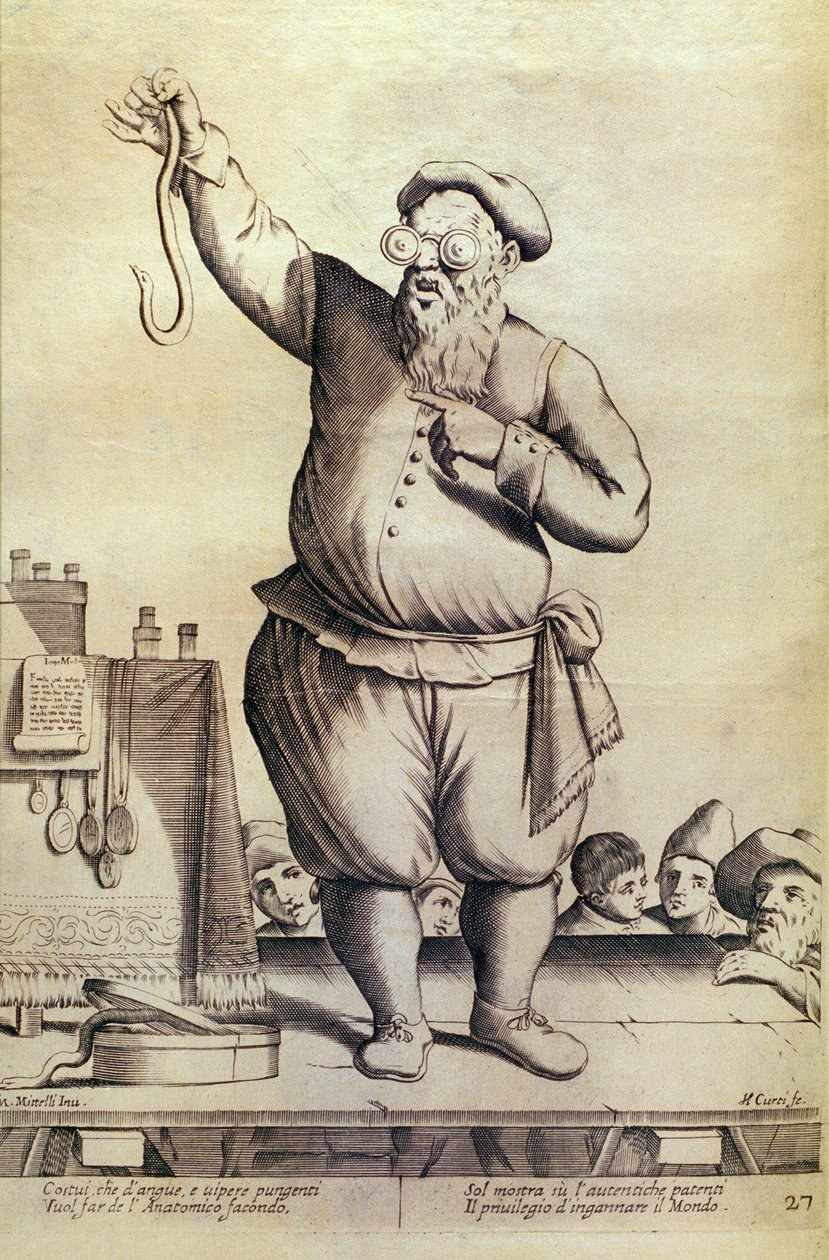 vaeltavat kaupat - CIARLATANO tekijältä Giuseppe Maria Mitelli