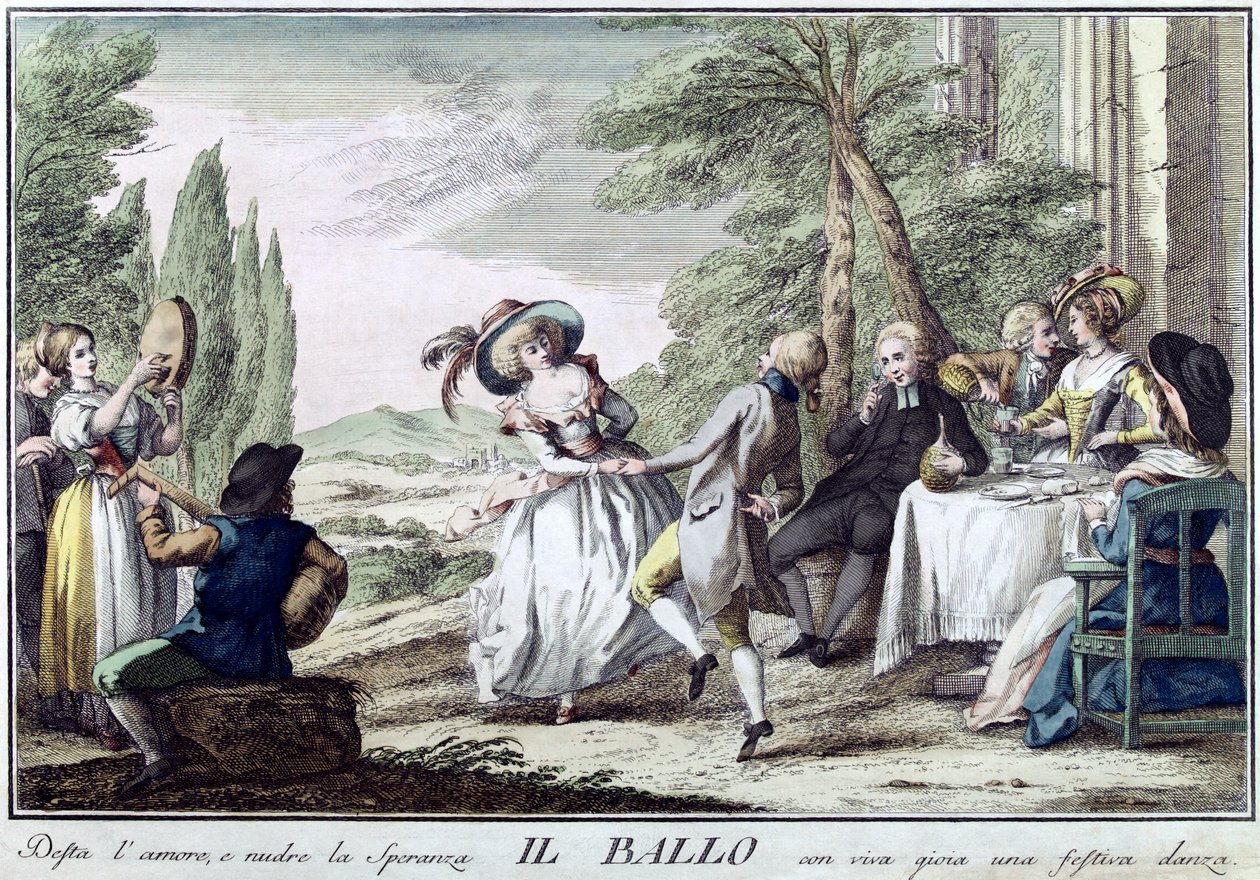 Tanssi Tanssi, 1790. tekijältä Giuseppe Piattoli