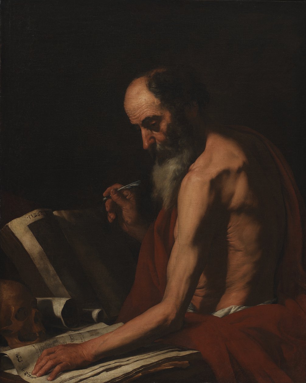 Pyhä Jerome tekijältä Giuseppe Ribera
