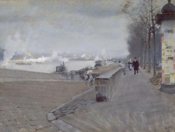 Seine Pariisissa tekijältä Giuseppe de Nittis