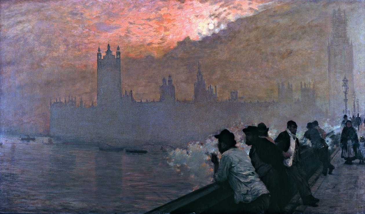 Westminster tekijältä Giuseppe de Nittis