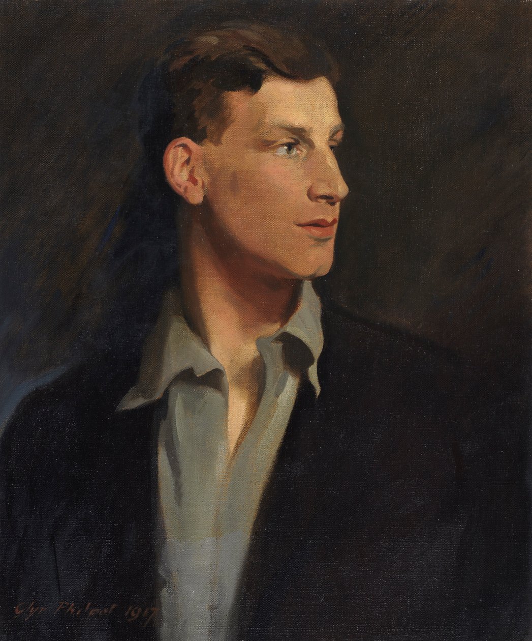 Siegfried Sassoonin (1886-1967) muotokuva 1917 tekijältä Glyn Warren Philpot