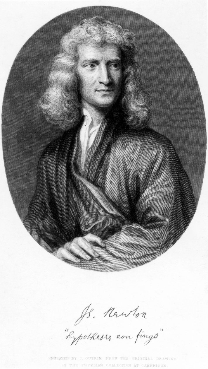 Sir Isaac Newton tekijältä Godfrey Kneller
