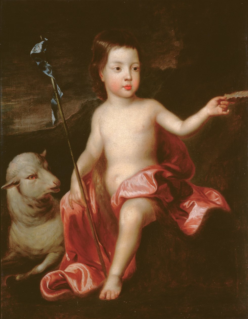 Pyhä Johannes Kastaja erämaassa tekijältä Godfrey Kneller
