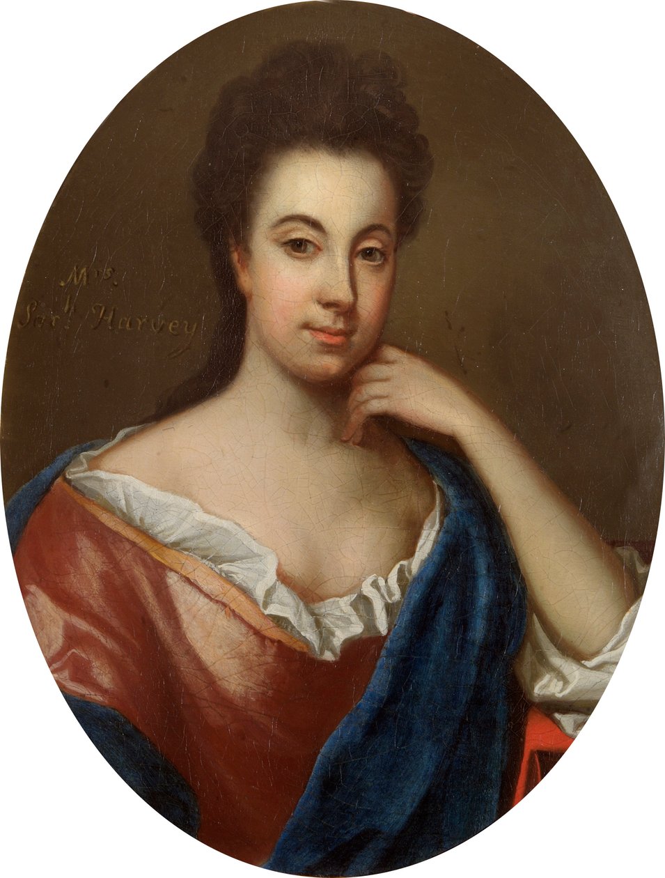 Rouva Sarah Harvey tekijältä Godfrey (after) Kneller