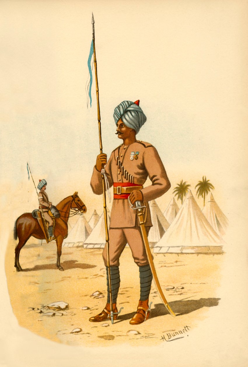 13. Bengal Lancers, 1890. tekijältä Godfrey Douglas Giles