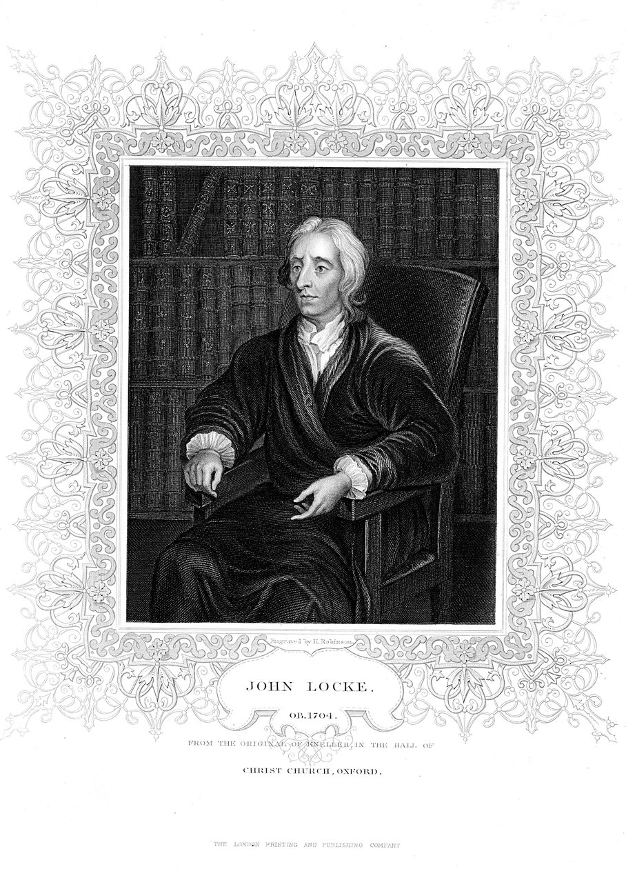 John Locke, englantilainen filosofi, 1680-1704 tekijältä Godfrey Kneller
