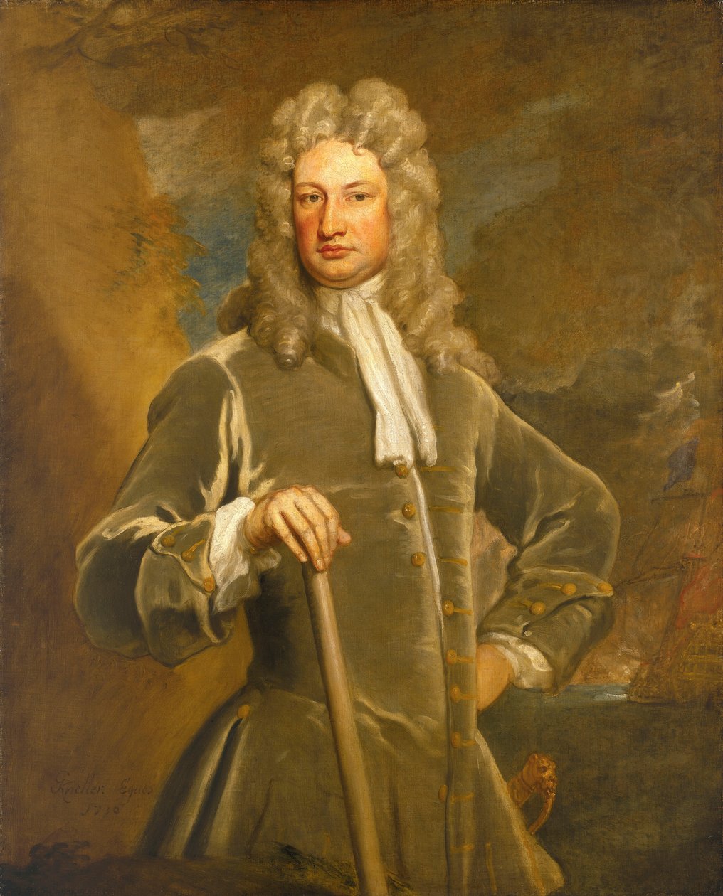 Sir Charles Wager (1666-1743) tekijältä Godfrey Kneller